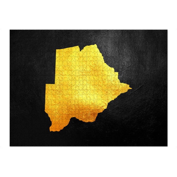 Puzzle Ravensburger "Botswana Gold Karte" artboxONE - Reise / Länder,Kartografie - Botswana,Karte,Gold - Bild botswana