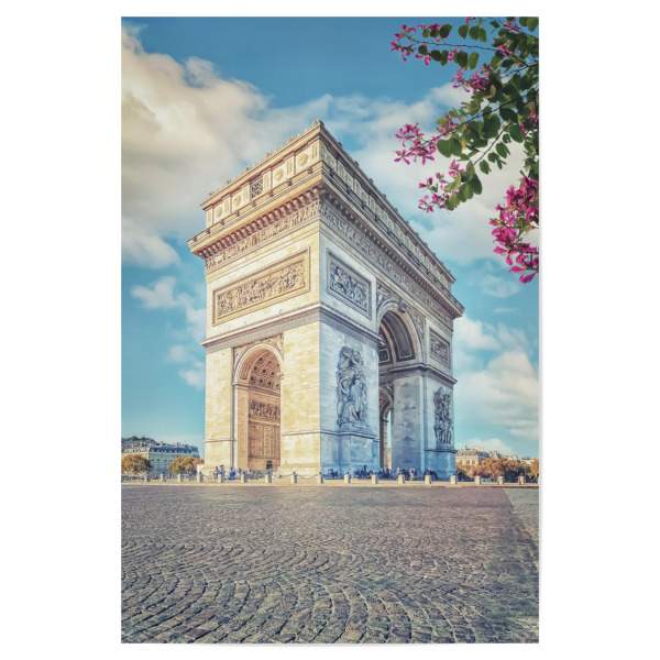 Poster "Arc de Triomphe im Frühjahr" artboxONE - Städte,Reise,Architektur,Städte / Paris,Reise / Länder