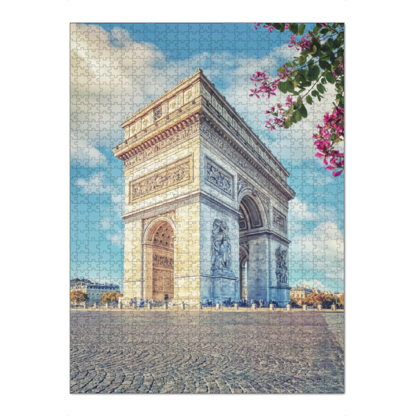 Puzzle Ravensburger "Arc de Triomphe im Frühjahr" artboxONE - Städte,Reise,Architektur,Städte / Paris,Reise / Länder