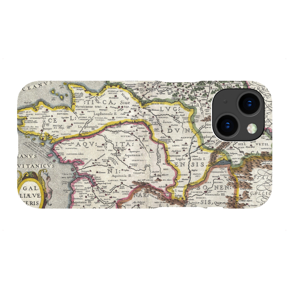 "Karte von Frankreich"für iPhone - Premium-Case Handyhülle artboxONE