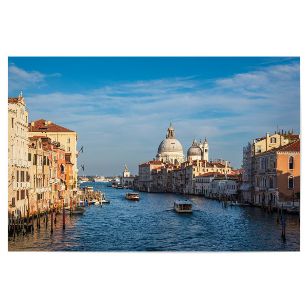 Poster "Kirche und Kanal in Venedig" artboxONE - Reise,Architektur,Städte / Venedig