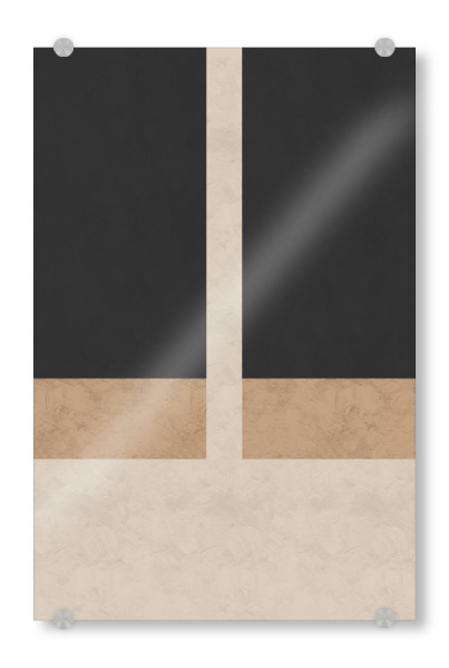 Acrylglasbild "Line Shape" artboxONE - Abstrakt - Abstrakt,Geometrische,Blume,Blatt,Form,Modern,Neu,Quadrat,Reinigen,Minimal,Linie