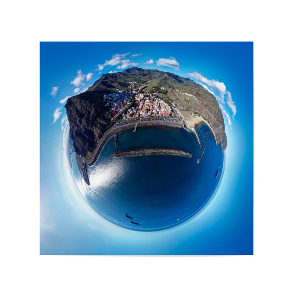 Poster 20x20 cm "Teneriffa - San Andrés; high" artboxONE - Städte,Natur,Reise,Reise / Strand und Meer,Reise / Länder