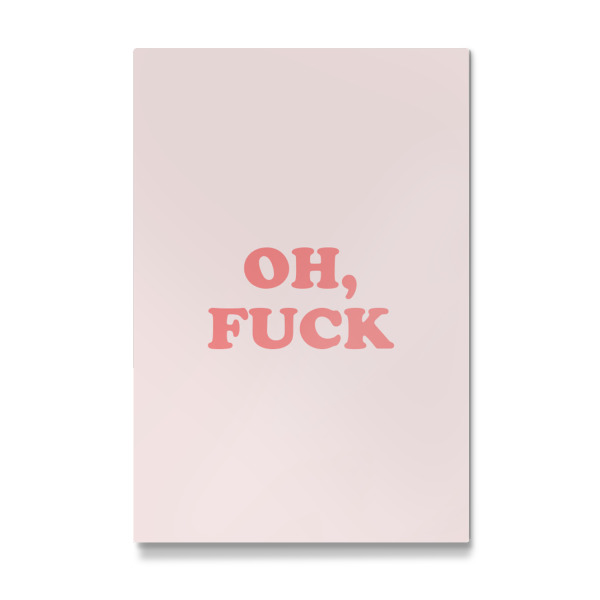 Galerie-Print "Oh Fuck" 30x20 cm artboxONE