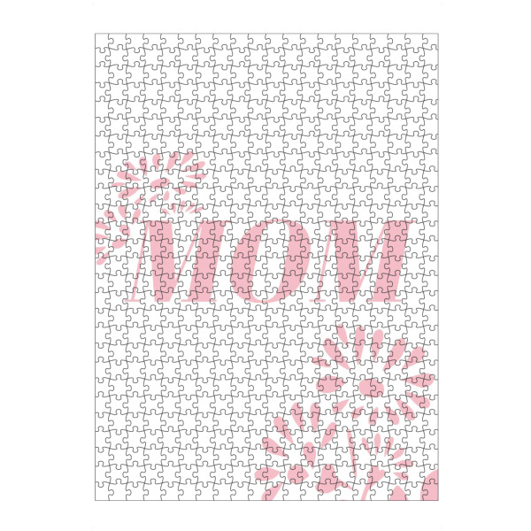 artboxONE Puzzle "MOM floral" artboxONE - Typografie,Liebe,Für Mama - Mom,Mutter,Muttertag,Mama,Typo,Typografie,Blumen,Pflanzen - Bild mom
