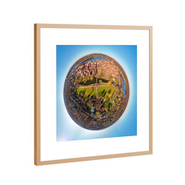 Poster mit Rahmen Kupfer "Mölln - Kurpark" artboxONE - Städte,Natur,Reise,Architektur,Städte / Weitere