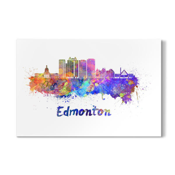 Galerie-Print "Skyline of EDMONTON - color" 30x20 cm artboxONE