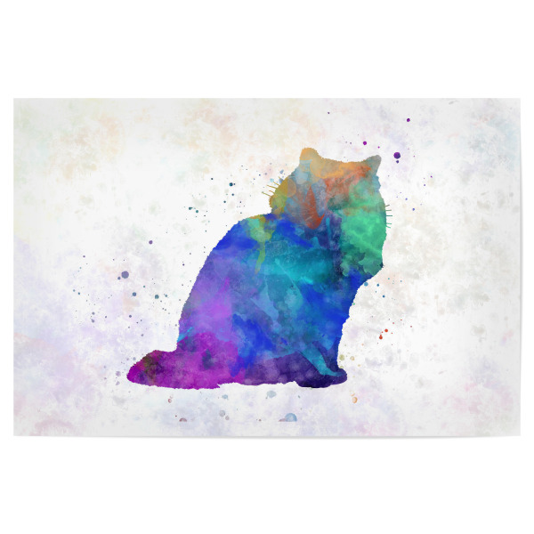 Poster 30x20 cm "Ragdoll-Katze in Aquarell" artboxONE - Tiere,Abstrakt
