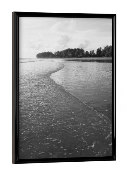 Poster mit schwarzem Rahmen "Strand und Meer" artboxONE - Natur,Reise,Reise / Strand und Meer,Reise / Asien - Tropisch,Sand,Sonne,Strand,Meer,Surfen