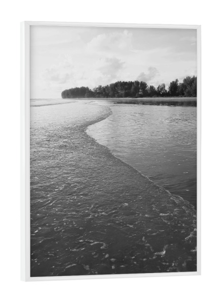 Poster mit weißem Rahmen "Strand und Meer" artboxONE - Natur,Reise,Reise / Strand und Meer,Reise / Asien - Tropisch,Sand,Sonne,Strand,Meer,Surfen