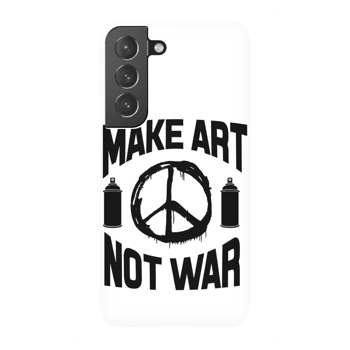"Mach Kunst, nicht Krieg"für Samsung Galaxy - Premium-Case Handyhülle artboxONE