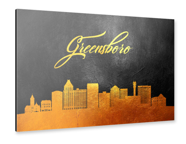 Alu-Dibond "Gold aus Greensboro" 30x20 cm artboxONE