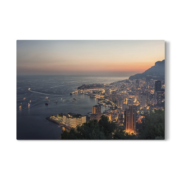 Galerie-Print "Monaco am Abend" 30x20 cm artboxONE