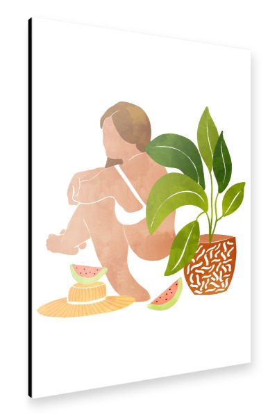 Alu-Dibond "Hakuna Matata" 30x20 cm artboxONE