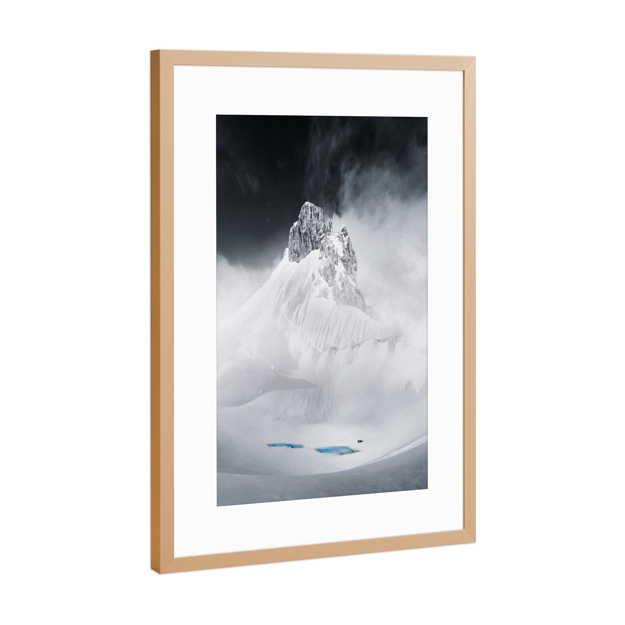 Poster mit Rahmen Kupfer "Winter Dreams" artboxONE - Natur,Reise