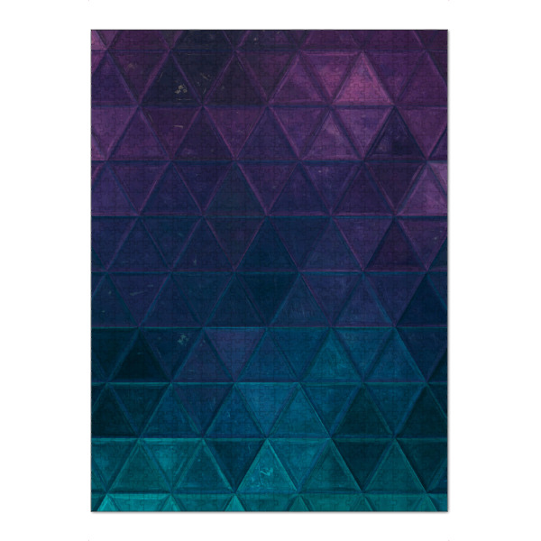 Puzzle Ravensburger "Mosaik grün blau lila" artboxONE - Abstrakt,Geometrie