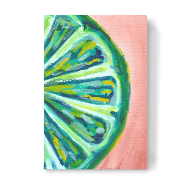 Leinwandbild "Limetten-Fruchtscheibe" artboxONE - Essen & Trinken,Essen & Trinken / Obst & Gemüse