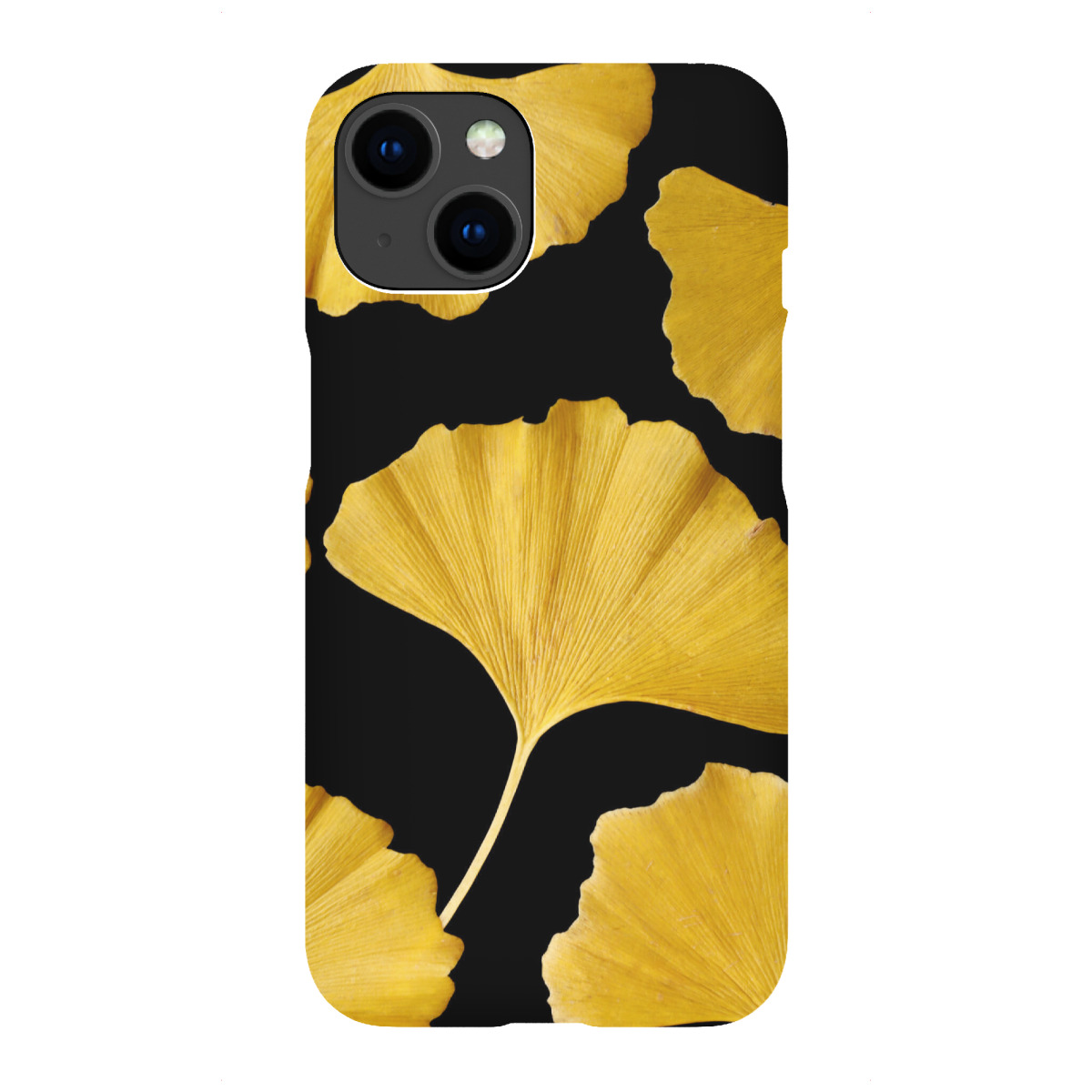 iPhone "Ginkgo Blätter Gelb" Premium-Case Handyhülle artboxONE