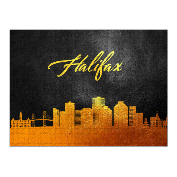 Puzzle Ravensburger "Halifax Canada Gold Skyline" artboxONE - Städte - Halifax,Kanada,Gold,Skyline,Stadt - Bild halifax