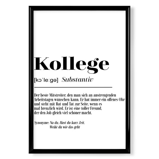 Kollege - Definition