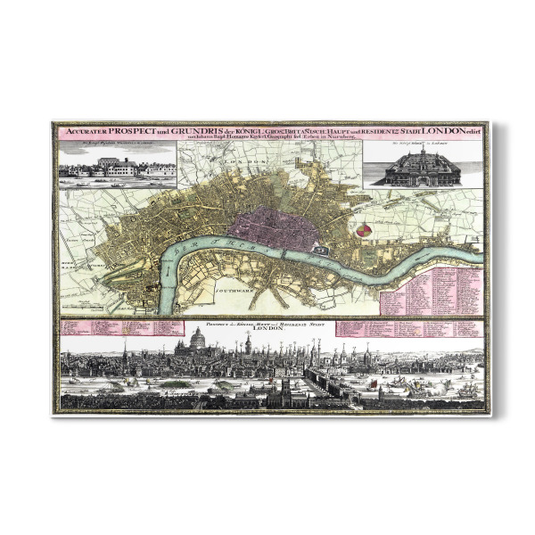 Galerie-Print "Londoner Bildkarte" 30x20 cm artboxONE
