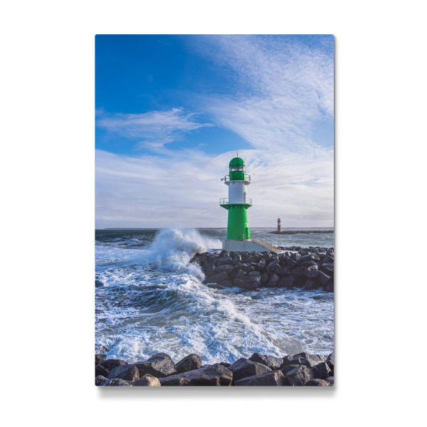 Galerie-Print "Steine, Welle, Molentürme" 30x20 cm artboxONE
