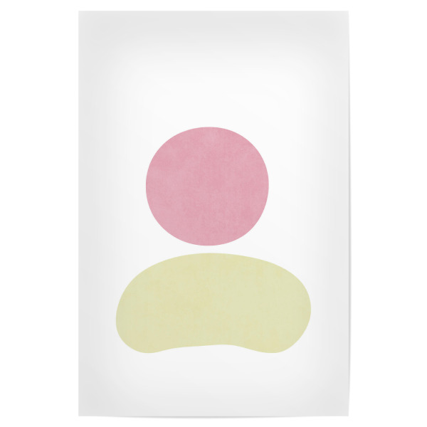 Poster 30x20 cm "Einfache Sonnenuntergangsformen" artboxONE - Natur,Abstrakt - Simple,Minimal,Shape,Color,Sky,Light,Sunset,Dusk,Mountain,Landscape