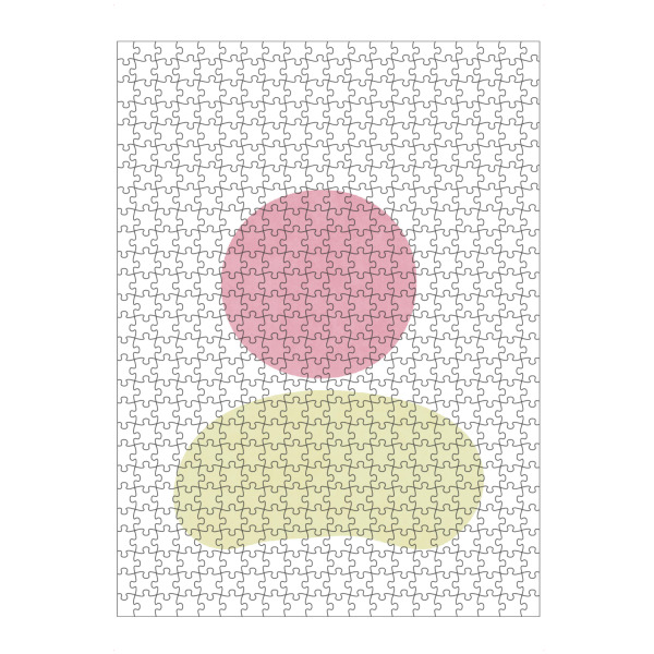 artboxONE Puzzle "Einfache Sonnenuntergangsformen" artboxONE - Natur,Abstrakt - Simple,Minimal,Shape,Color,Sky,Light,Sunset,Dusk,Mountain,Landscape