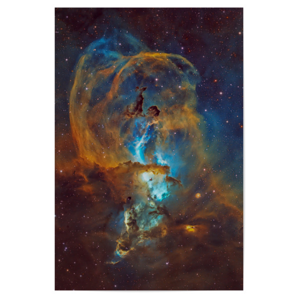 Poster 30x20 cm "Statue of Liberty Nebula" artboxONE - Galaxy - Universum,Astro,Astrofotografie,Weltall,Weltraum,Setrne,Nebel,Deepsky
