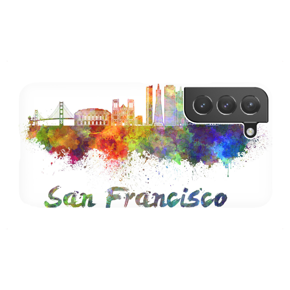 "Skyline von SAN FRANCISCO-h"für Samsung Galaxy - Premium-Case Handyhülle artboxONE