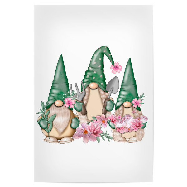 Poster "Frühlingszwerge Design" artboxONE - Natur,Floral,Festivals,Lustig