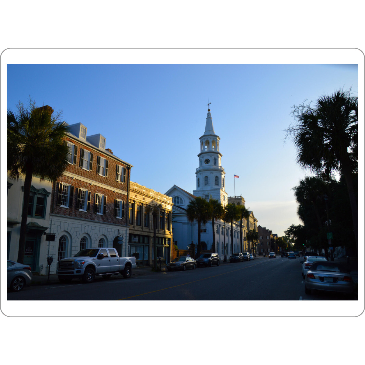 Tischset "Charleston Street View" artboxONE - Städte,Reise,Architektur,Reise / Länder