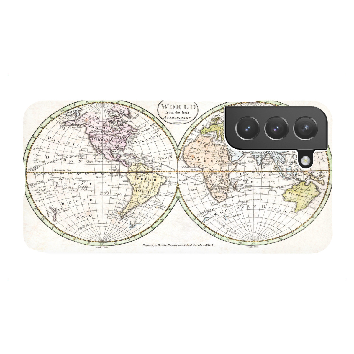 "Weltkarte-ab"für Samsung Galaxy - Premium-Case Handyhülle artboxONE