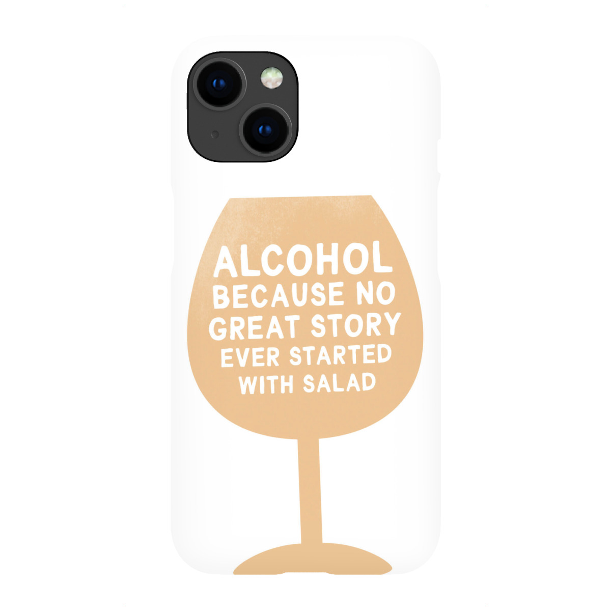 "Alcohol & Salad I Set orange"für iPhone - Premium-Case Handyhülle artboxONE