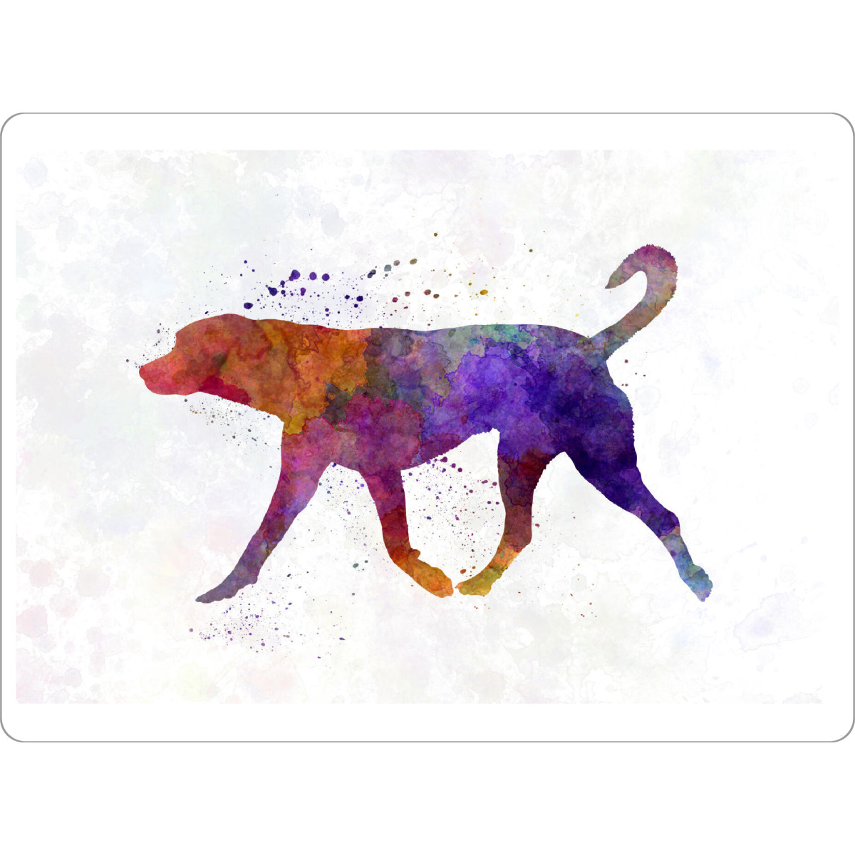 Tischset "Siebenbürgischer Jagdhund" artboxONE - Tiere,Abstrakt - Hund,Hunde,Haustier,Tier,Säugetier,Aquarell,Plakat,Hundeplakat,Illustration,Abstrakt