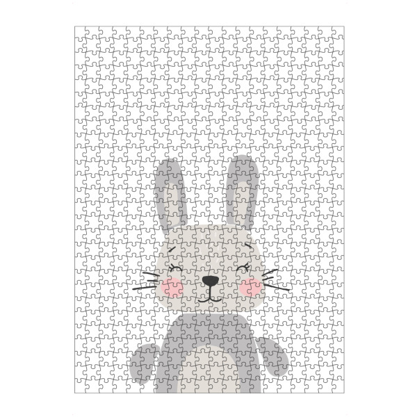 artboxONE Puzzle "Baby-Kaninchen-Porträt" artboxONE - Für Kinder,Tiere