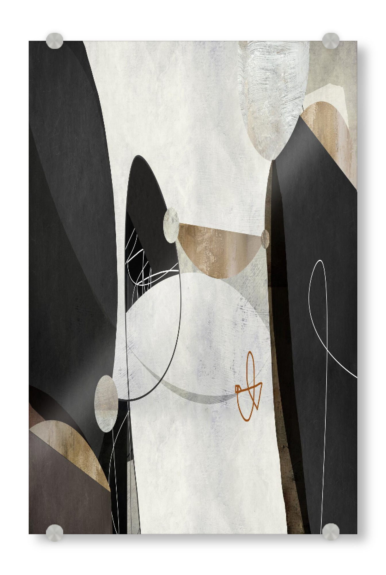Acrylglasbild "Sublim" artboxONE - Abstrakt - Modern,Abstrakt,Minimal,Minimalistisch,Geometrisch