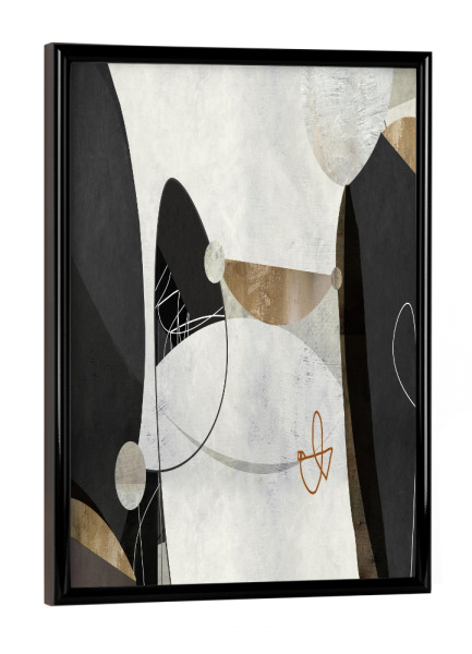 Poster mit schwarzem Rahmen "Sublim" artboxONE - Abstrakt - Modern,Abstrakt,Minimal,Minimalistisch,Geometrisch