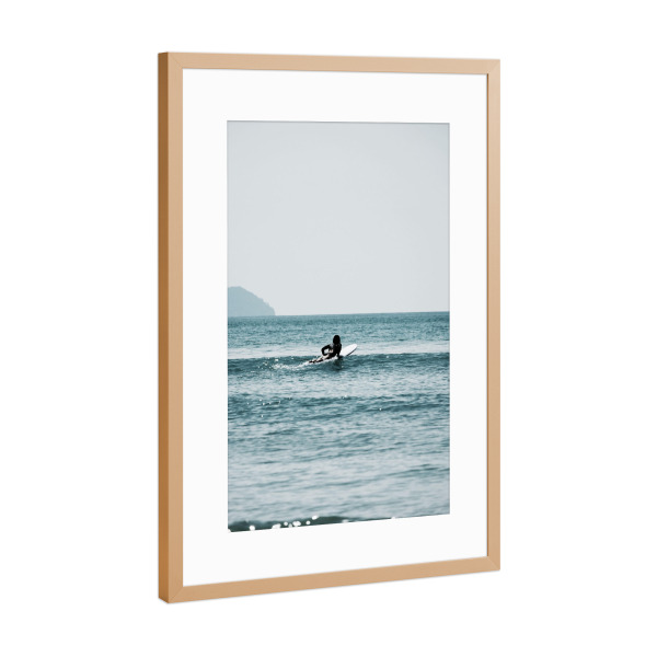 Poster mit Rahmen Kupfer "Tropische Brandung" artboxONE - Natur,Reise,Reise / Strand und Meer,Reise / Asien