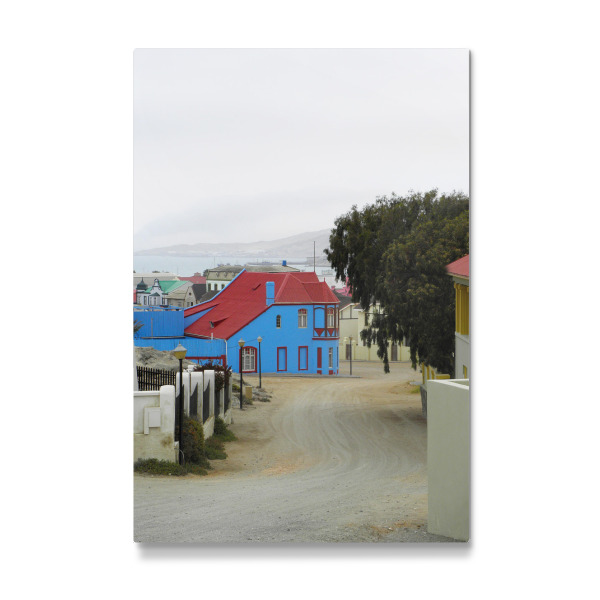 Galerie-Print "Blaues Haus in Lüderitzbucht" 30x20 cm artboxONE