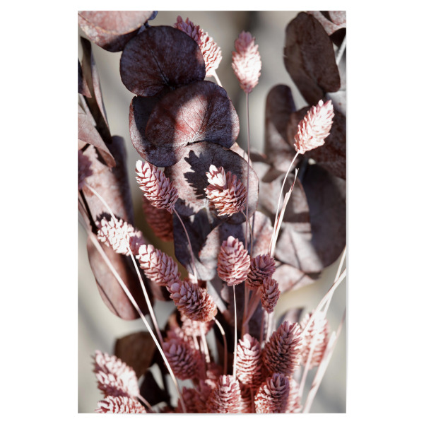 Poster "Boho Blumen, Rosatöne" artboxONE - Natur,Floral,Abstrakt