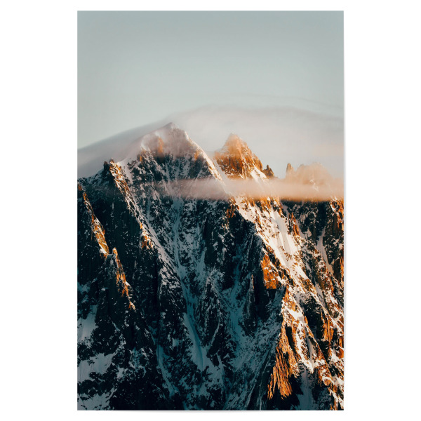 Poster "Wolkenspektakel in Chamonix" artboxONE - Natur,Reise