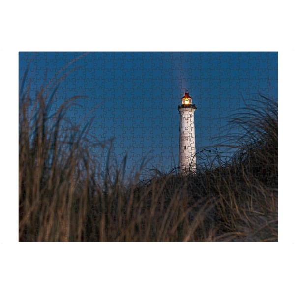 Puzzle Ravensburger "Leuchtturm im Dunkeln" artboxONE - Reise / Strand und Meer