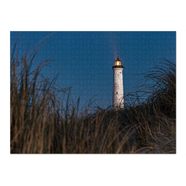 Puzzle Ravensburger "Leuchtturm im Dunkeln" artboxONE - Reise / Strand und Meer