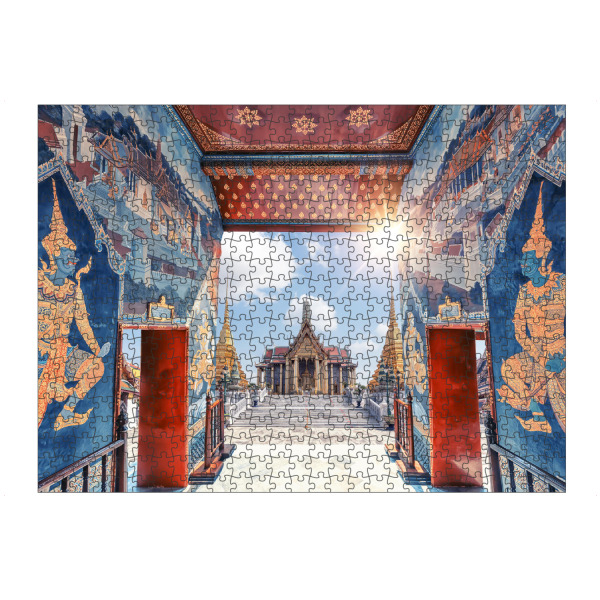 Puzzle Ravensburger "Colorful Grand Palace" artboxONE - Städte,Reise,Architektur,Reise / Asien,Reise / Länder