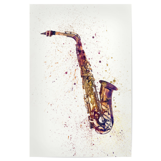 Saxophon abstrakte Beige