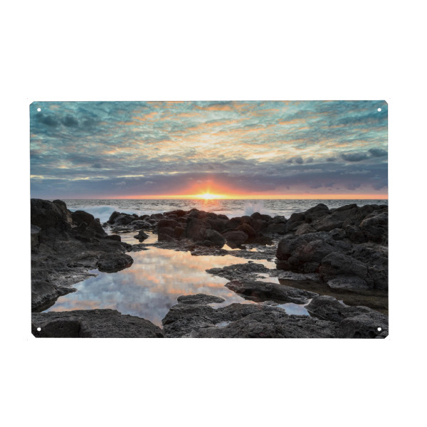 Holzbild "Bajamar auf Teneriffa" artboxONE - Natur,Reise,Reise / Strand und Meer