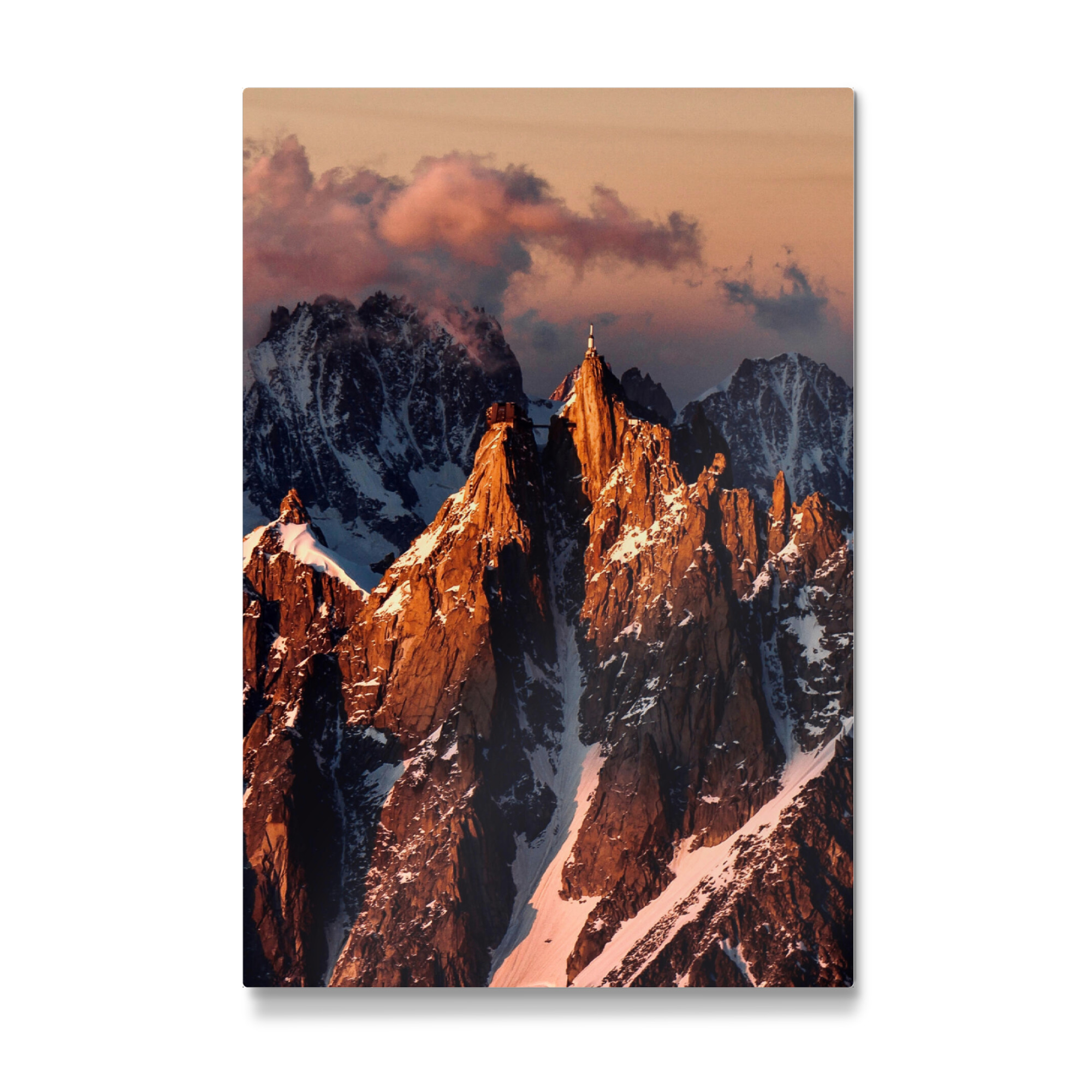 Galerie-Print "Aiguille du Midi am Abend" 75x50 cm artboxONE