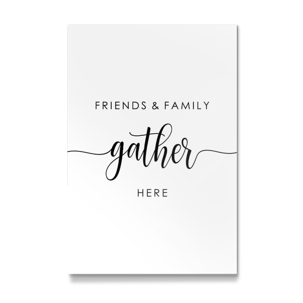 Galerie-Print "Friends & Family Gather Here" 30x20 cm artboxONE