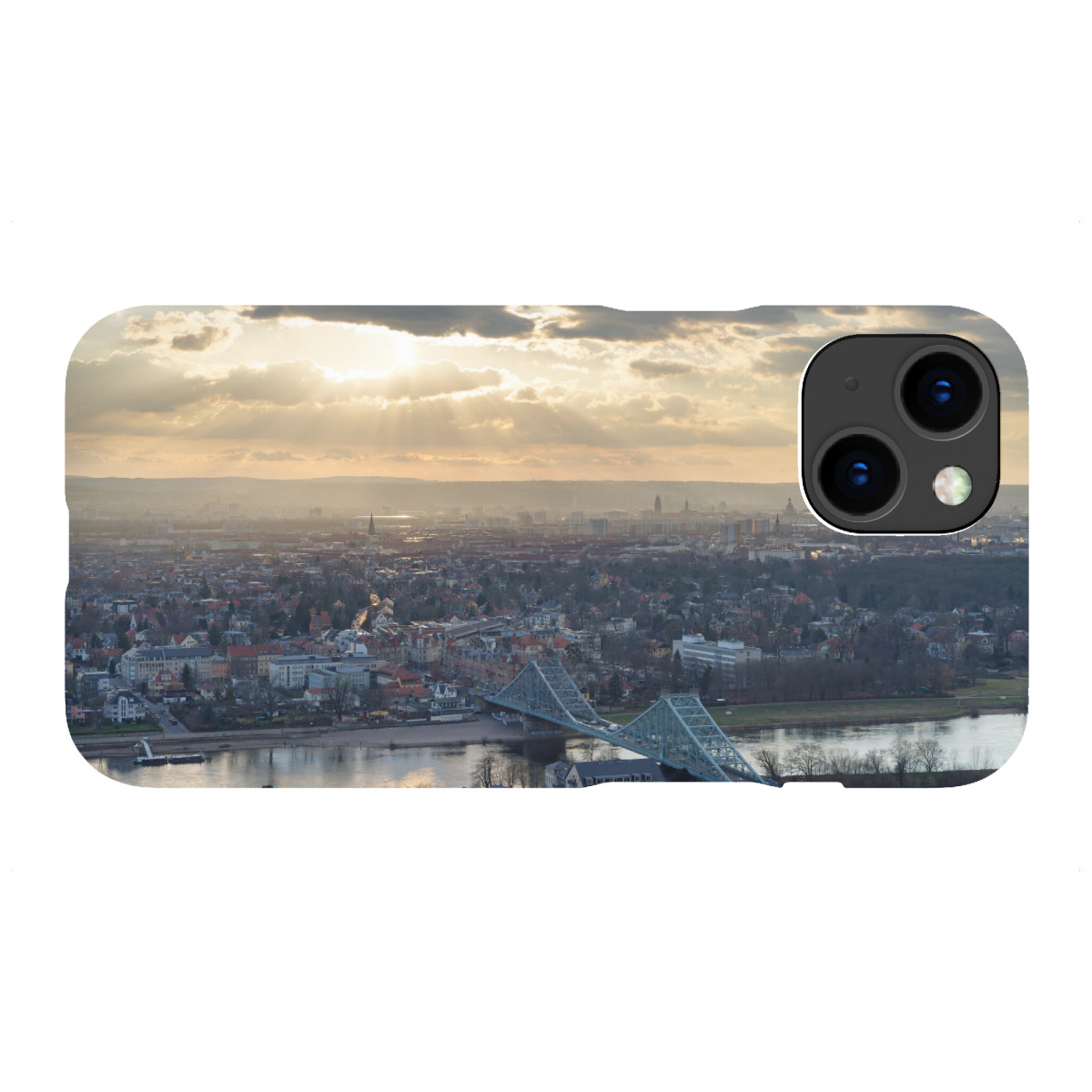 "Abendlicher Blick über Dresden"für iPhone - Premium-Case Handyhülle artboxONE